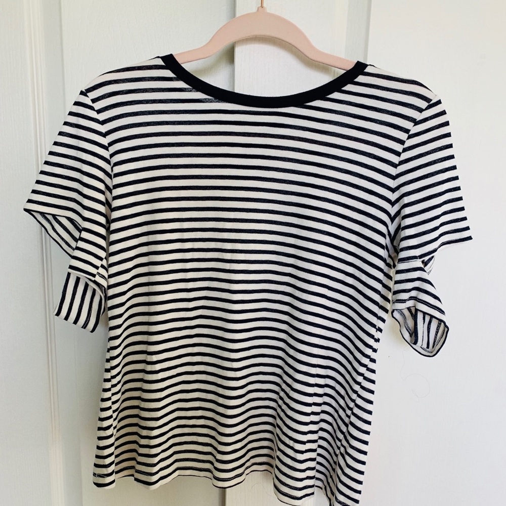 Striped Shirt Black White Basic Cut Outs